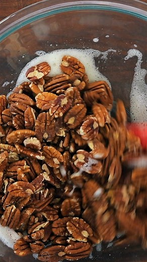 If you love homemade treats (that are also perfect for gifting) this Candied Pecans recipe is a must-try! Recipe: https://natashaskitchen.com/candied-pecans-recipe/ | NatashasKitchen.com