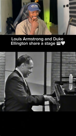 Louis Armstrong and Duke Ellington share a stage 🎹 🎺