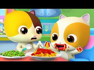 Table Manners Song | Good Habits Song | Nursery Rhymes | Kids Songs | BabyBus