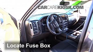 Interior Fuse Check: 2015 GMC Sierra 1500 SLE 5.3L V8 FlexFuel Extended Cab Pickup