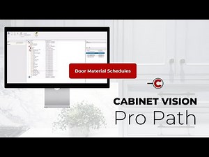 Building Door Schedules | Part 4 - Cabinet Vision Pro Path