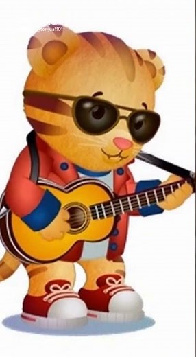 Daniel tiger singing pop music