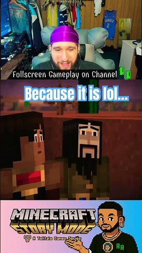 Running from PAMA’S forces #minecraft #gaming #telltalegames