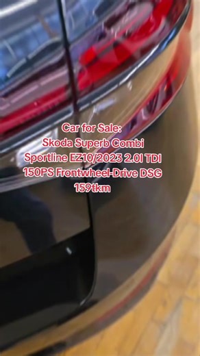 Skoda Superb Combi EZ10/2023 Sportline 2.0l TDI 150PS Frontwheel-Drive DSG 159tkm #skoda #superb #tdi #cardealer #autohändler