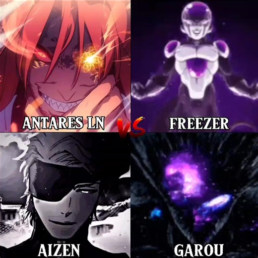 Antares LN vs Black Freezer vs Aizen vs Garou Cosmico Showdown