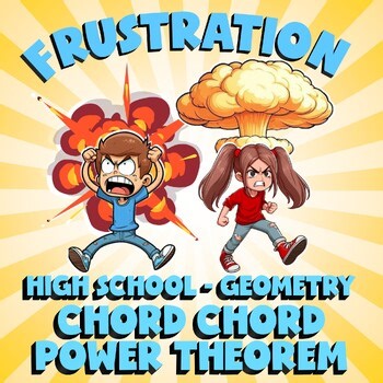 Chord Chord Power Theorem FRUSTRATION Math Game - No Prep Geometry Review