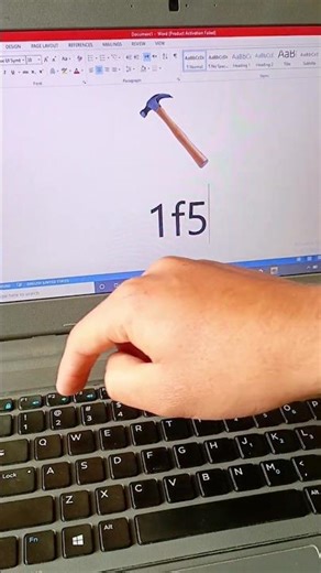 99% Ms Word users don,t know this trick 😱. | Hammer logo import in Ms Word.