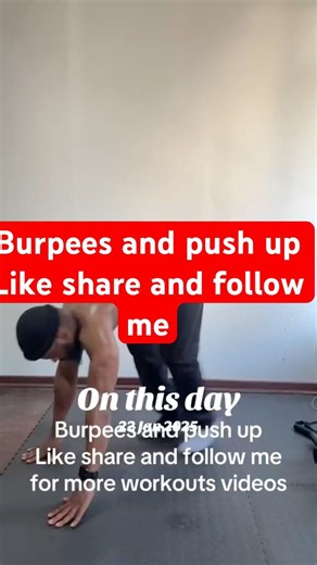BURPEES AND PUSH UP WORKOUT#viralvideo