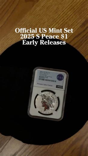 2025 Morgan & Peace Silver Dollars | 4 coin set