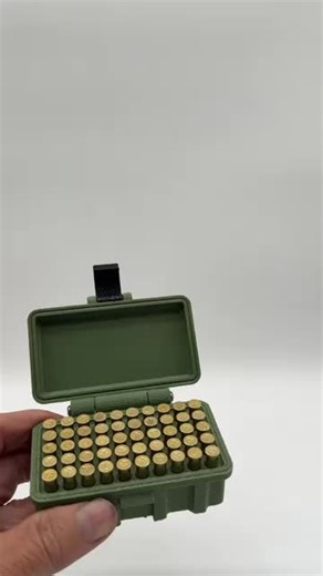 22LR Ammo Box Made in the USA 50 rounds a your 22 ammo safe and secure