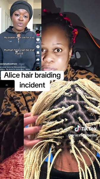 Alice Hair Braiding Incident: A Social Media Caution