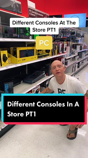 Different Consoles In A Store: A Humorous Look