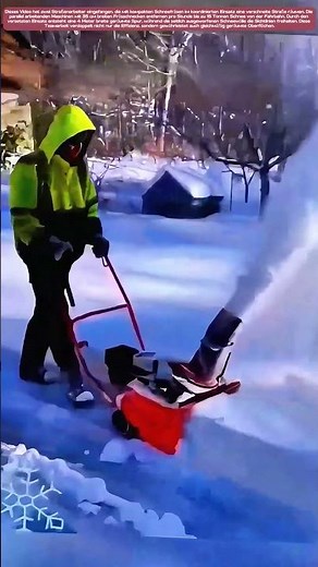 Schnee fräsen, Wege freispielen: Das winterliche Duett der Minimaschinen
