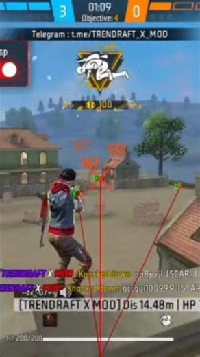 Scr 1 vs 3 IMPOSSIBLE 💯🔥 #ffshorts #ytshorts #ffclips #viralshort #ffviral #freefireff #trendingff