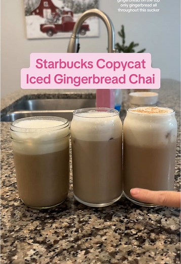 Starbucks Copycat Iced Gingerbread Chai Recipe