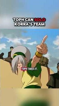 Toph Vs Korra’s Team #avatarlastairbender #shorts