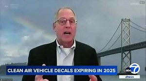 CA's clean air vehicle decals for carpool lane access likely expiring in 2025