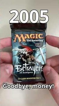 Betrayers of Kamigawa! 2005 Magic the Gathering booster - #openingbooster #magicthegathering #mtg
