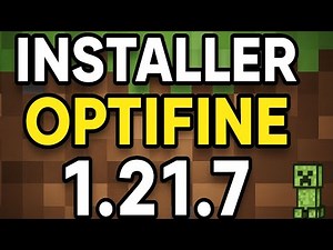 Comment INSTALLER OPTIFINE 1.21.7 sur Minecraft (Tuto Simple)