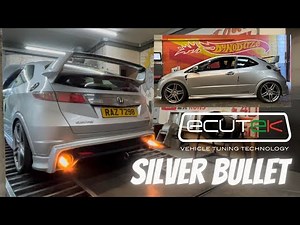 POPS AND BANGS! Modified Honda Civic FN2 Type R Tuned With Ecutek Software