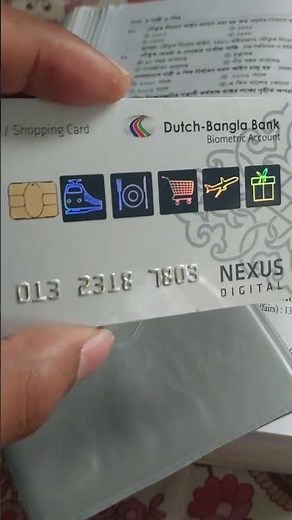 DBBL new Card|| nexus Digital || Biometric Account