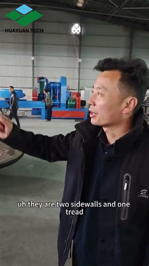 How to Cut Giant OTR Tires (2M+) for Pyrolysis | Step-by-Step Heavy Duty Tire Recycling---2
