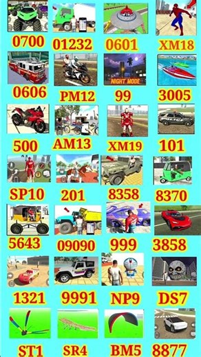 All New Real Cheat Code 🤑✅ In Indian Bike Driving 3D New Update Code #short #ytshorts #gaming