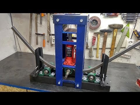 Profile Pipe Roller Bender, homemade