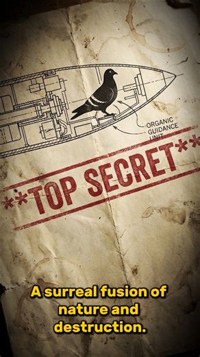 WW2's Most Shocking Bird-Brain Weapon 🐦🎯 #shorts #history #wwii #madscience