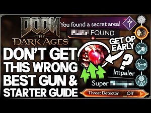 Ultimate Doom the Dark Ages Starter Guide - Best Gun Early & Secret Unlocks - 24 IMPORTANT Tips!