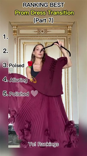 Ranking Best Prom Dress 👗 Transition (Part 7) #yorankings #prom #promdresses
