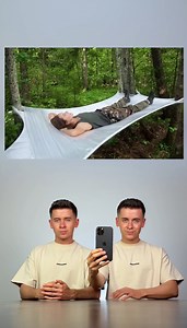 We Built a Tree Bed Using Only Plastic Wrap! 😱🛌🌲💚🌳 #diy #lifehack | Twins Style