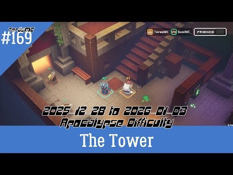 Minecraft Dungeons The Tower 2025-12-28 to 2026-01-03 Multiplayer Walkthrough Apocalypse Difficulty