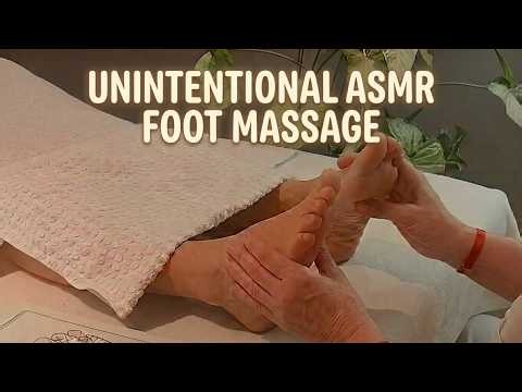 Unintentional ASMR Foot Massage Most Relaxing Voice & Whispers