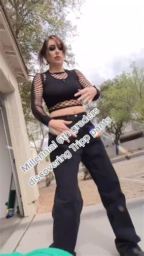 idc about skinny jeans. bring back TRIPP PANTS. #YesDayChallenge #millennials #goth #tripp #badboy #hottopic #industrial #alttok