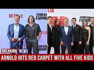 “Arnold Schwarzenegger Appears on Red Carpet with All 5 Kids 👨‍👧‍👦 | Rare Family Moment!”