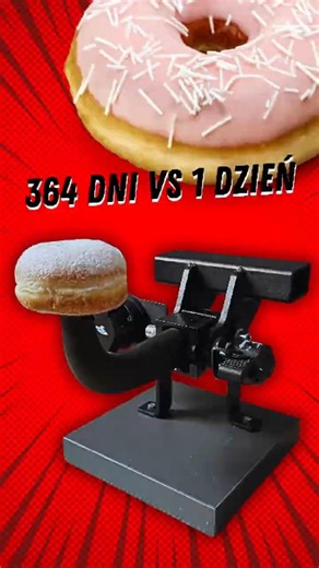 Zamiast kapturka… pączek na haku?! 🍩 | Tłusty Czwartek #shorts