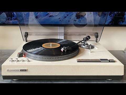 Kenwood KD-500 Turntable Demonstration & General Info