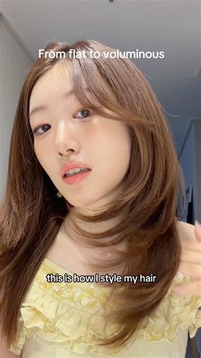 How to style layered hair✨