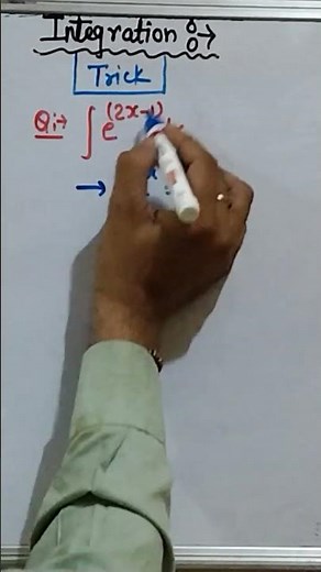 Integration of exponential function