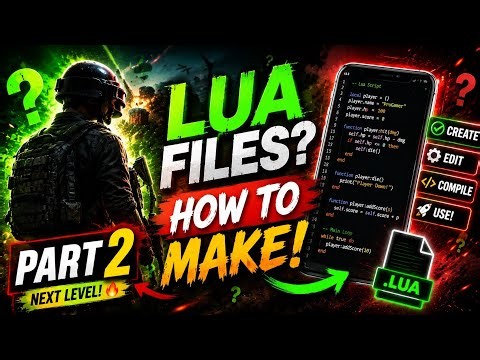 LUA FILES PART 2 🔥 Complete Guide to Create & Edit LUA Scripts | Beginner to Advanced
