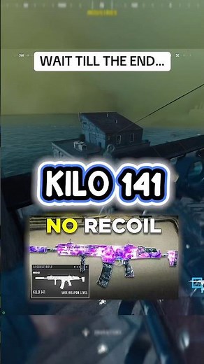 BEST *KILO 141* LOADOUT/CLASS SETUP IN WARZONE | CLASS@THE END