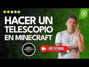 ¿Cómo HACER un TELESCOPIO Minecraft? - ✅Receta y materiales para el catalejo🎮