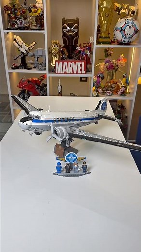 LEGO Icons Douglas DC‑3 PAN AM Airliner Speed Build! #rlfm #11378 #lego