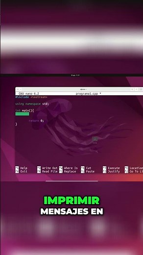 Cómo Programar: Función Principal, Cout y Mensajes en C++ #shorts