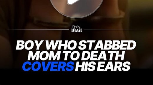 Florida teen accused of killing mother covers ears during court hearing