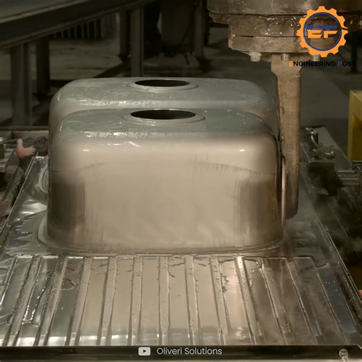 How Sinks are Automatically Manufactured Inside the Factory | Engineering Post