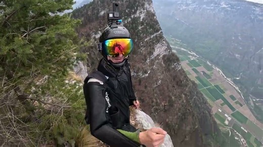 The Most Terrifying Wingsuit Descent