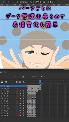 アニメーションの早さの秘密 - Yona Yona Dance