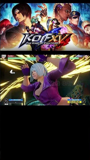 Angel's super special action on Luong in KOF XV - The King of Fighters XV - 4K 60fps #shorts